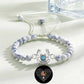 Bracelet personnalisé en forme de fer à cheval avec projection photo