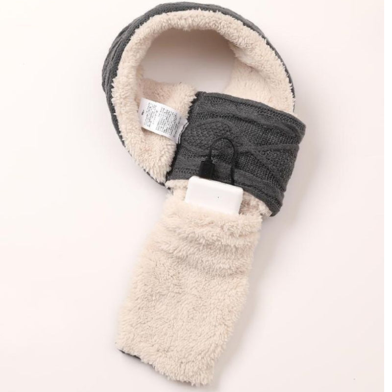 USB rechargeable heated scarf
