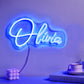 Personalized neon lamp with name