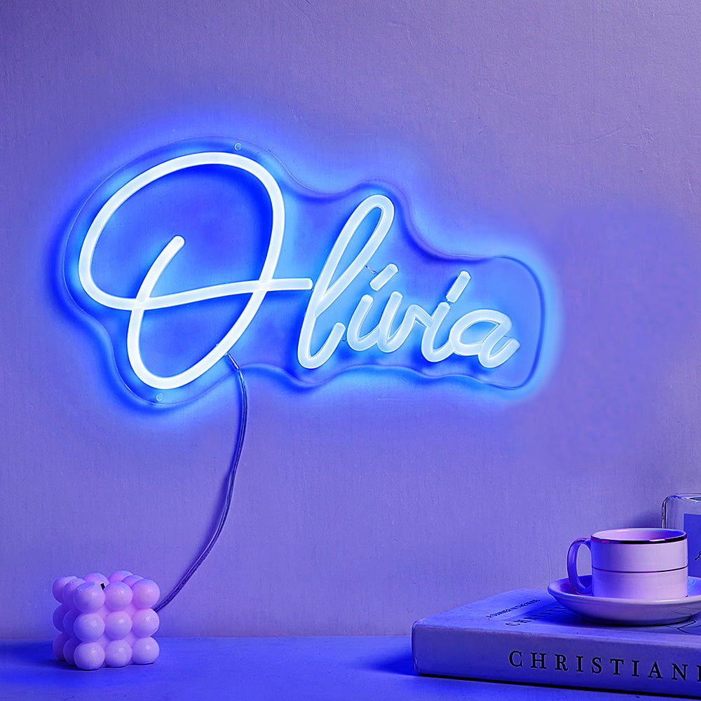 Personalized neon lamp with name