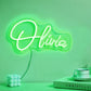 Personalized neon lamp with name