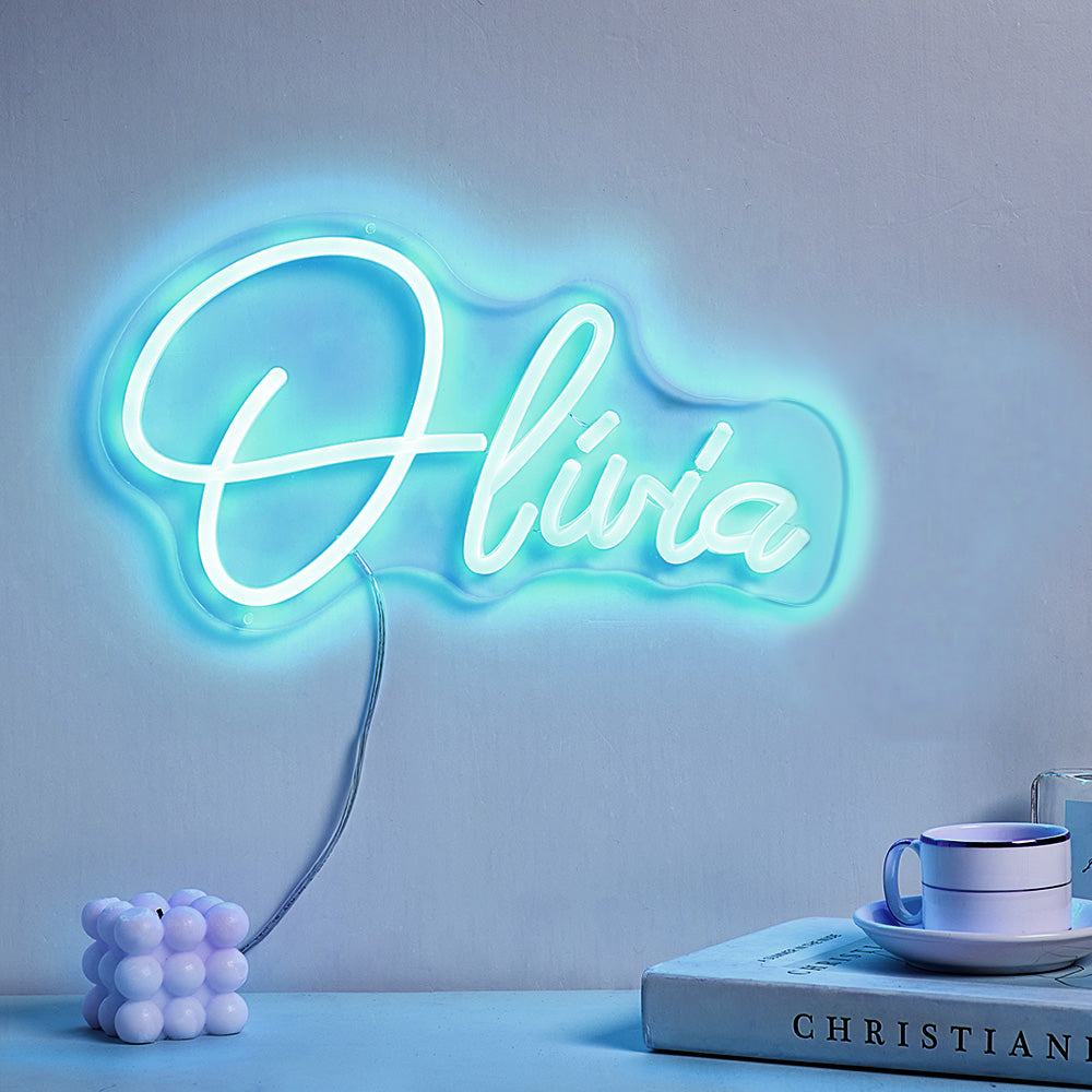 Personalized neon lamp with name