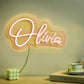 Personalized neon lamp with name