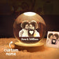 Personalized  Photo Crystal Ball Night Light