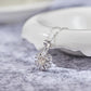 Collier de projection personnalisé avec photo de fleur en argent sterling 925