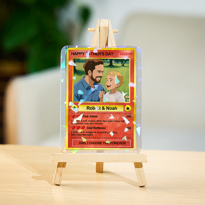 Carte Style Pokémon personnalisée pour la fête des pères 2