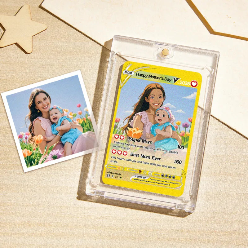 Personalized Pokémon card for Mother's Day