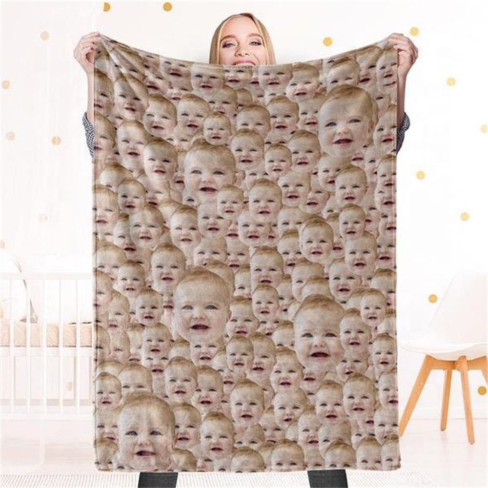 Personalized Fun Blanket with Face
