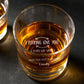 Personalized whiskey glass "I fucking love you"