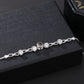 Bracelet personnalisé en argent sterling 925 avec projection photo